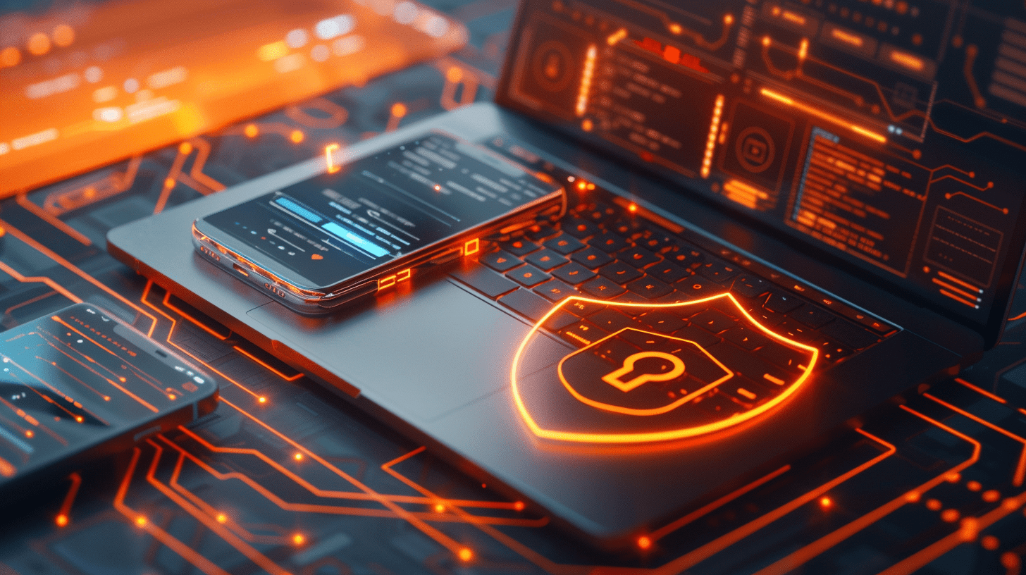 Firefox Browser Interface zeigt Datenschutz-Einstellungen und Tracking-Schutz als Sicherheitstool