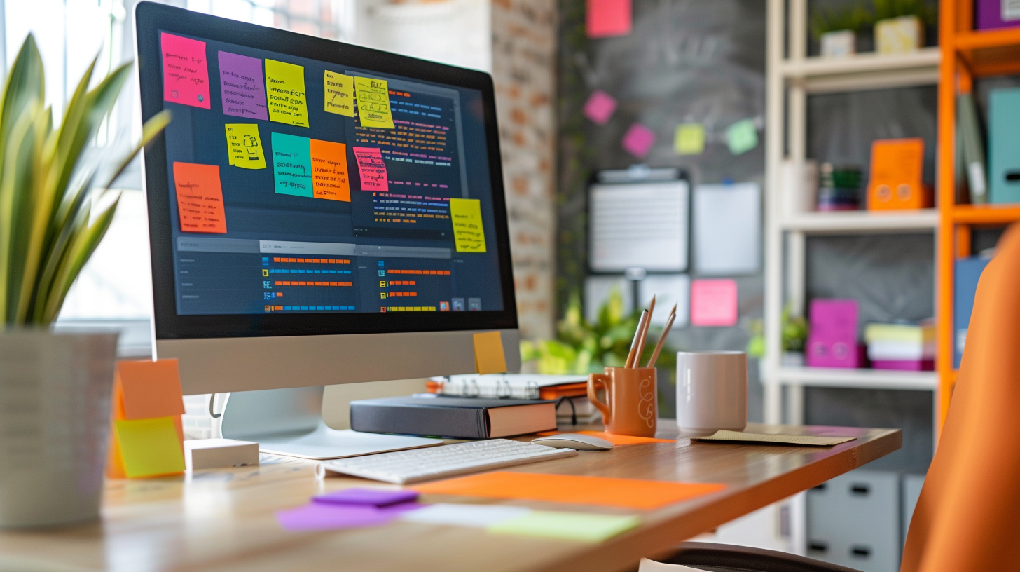 Trello Kanban-Board Interface zeigt visuelles Projektmanagement mit Karten und Listen für bessere Produktivität